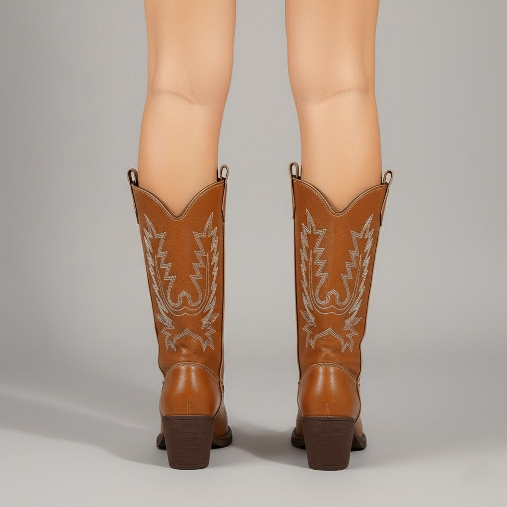 Daisy | Elegant Embroidered Women’s Cowboy Boots