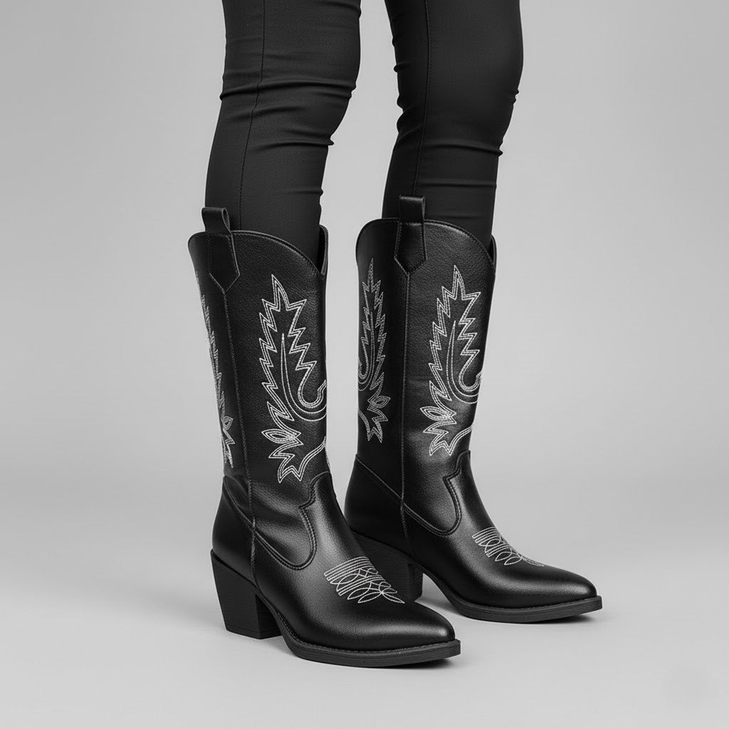 Daisy | Elegant Embroidered Women’s Cowboy Boots