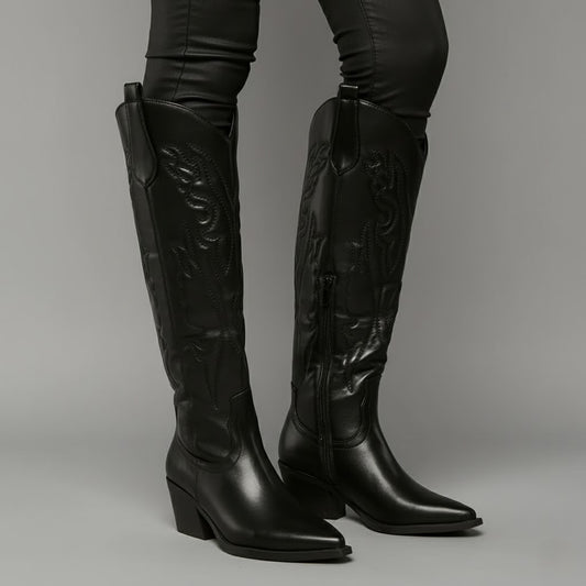 Danielle | Stylish Embroidered Cowboy Boots for Women