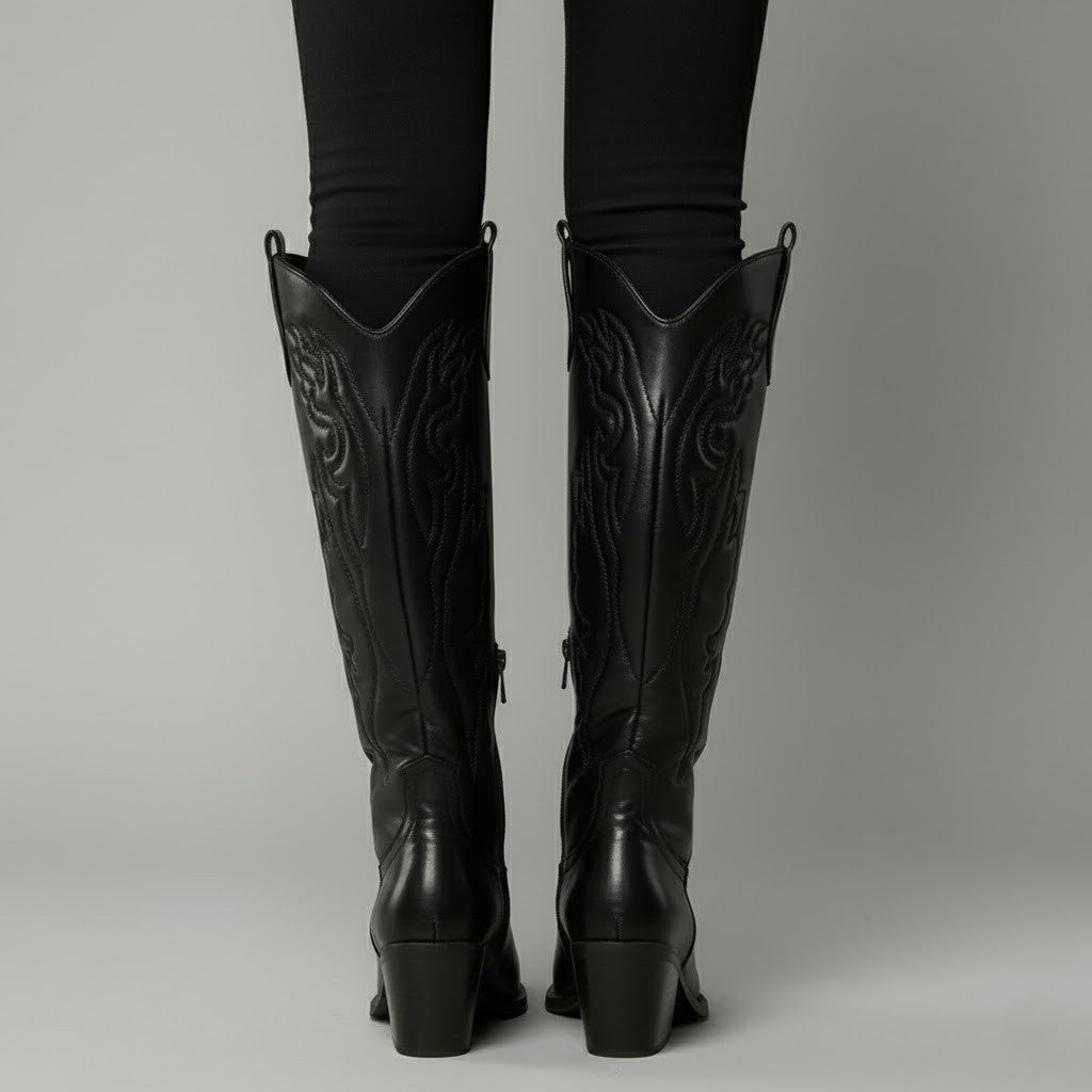 Danielle | Stylish Embroidered Cowboy Boots for Women