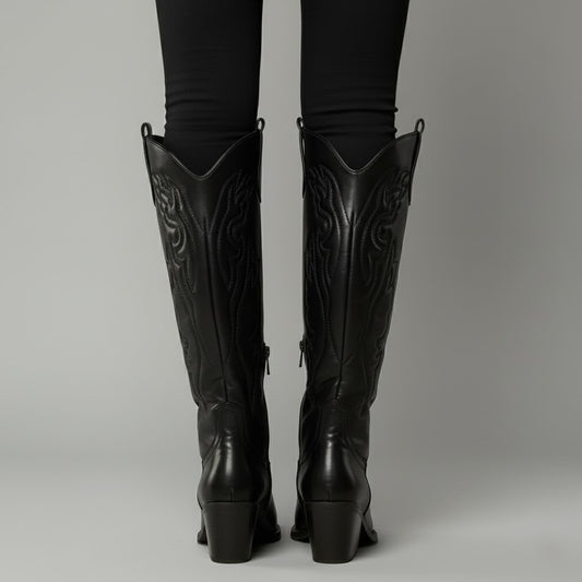Danielle | Stylish Embroidered Cowboy Boots for Women