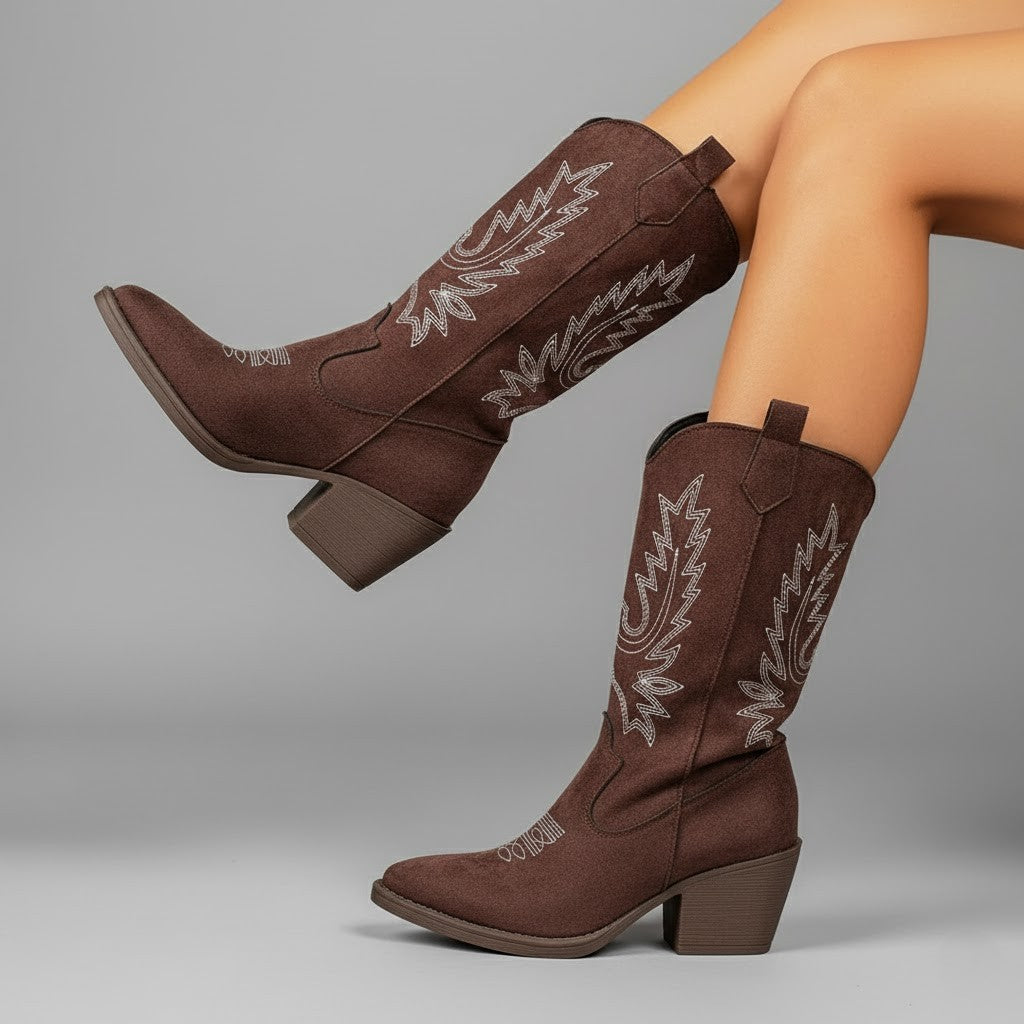 Daisy | Elegant Embroidered Women’s Cowboy Boots