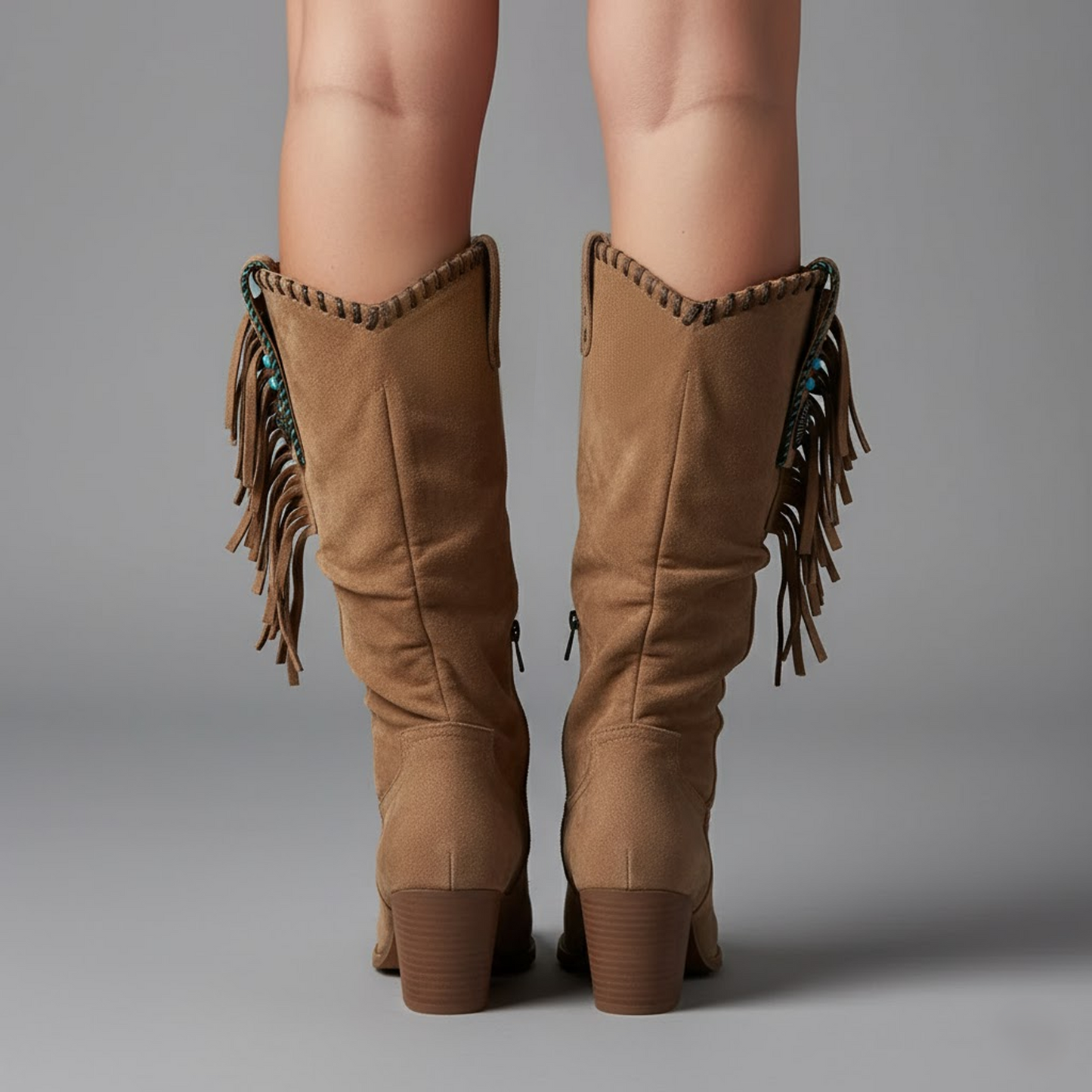 Evelyn | Trendy Fringe Cowboy Boots for Women