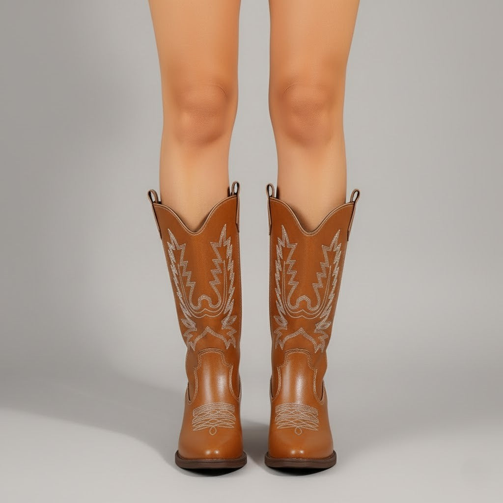 Daisy | Elegant Embroidered Women’s Cowboy Boots